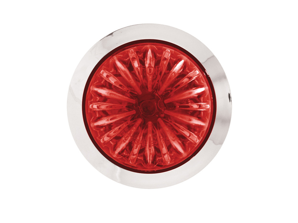2 LED Dual Function 3/4" Mini Watermelon Light(Clearance/Marker)Red LED/Red Lens