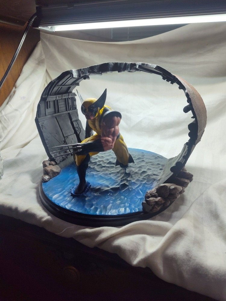Marvel Dynamic Forces Wolverine Statue Diorama 1/6 Scale Clayburn Moore  Ltd 150