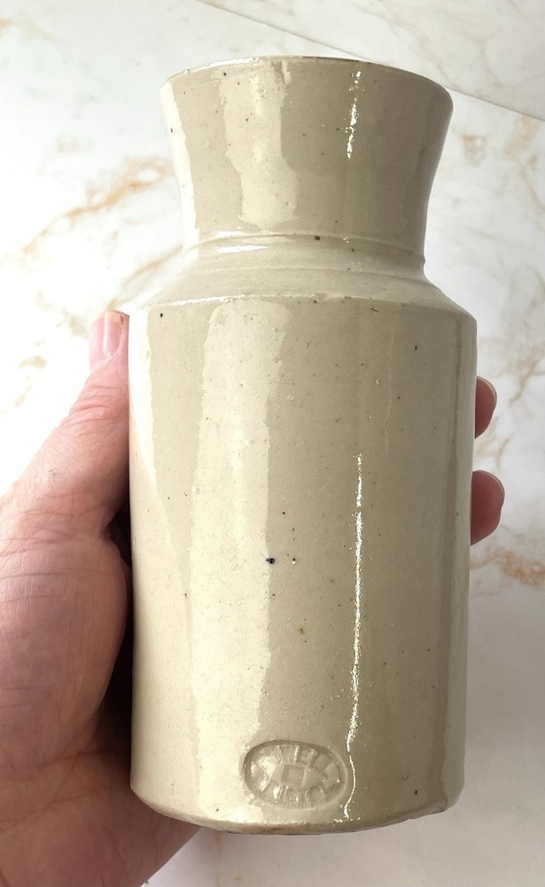 Victorian Stoneware Bottle Powell Bristol Small Storage Jar