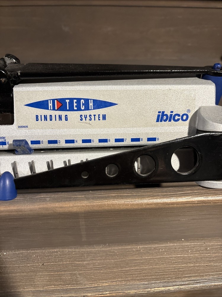 IBICO HI-Tech Binding System 19 Comb Punch Plastic Wire Machine combo Hitech