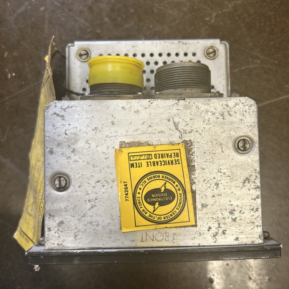 Authentic U.S. Military Aircraft Intercom Control Panel SN 7296