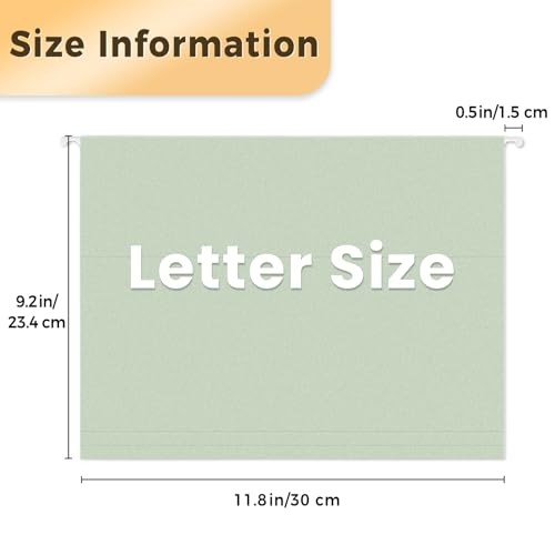 Hanging File Folders, Pastel Colors - 75 Pack, Colored File Folders Morandi