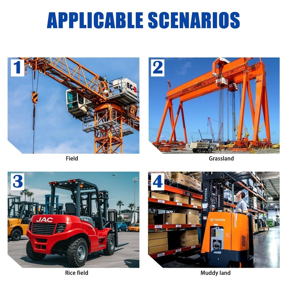New 丨 10 Ton Forklift Lifting Hook Dual Fork Mounted Hitch Attachment