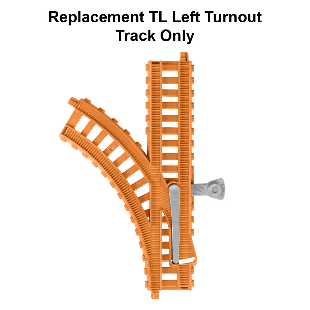 Replacement TL Left Turnout Track for Thomas and Friends Trackmaster Builder
