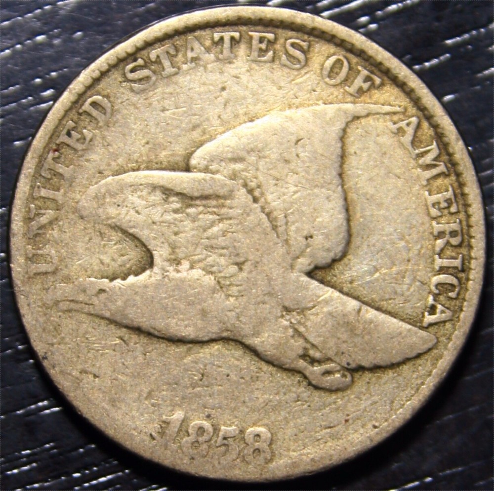 1858 Flying Eagle Cent