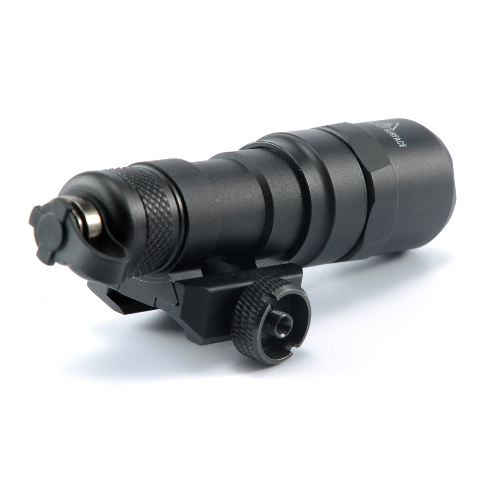 Mini Light Tactical LED Flashlight Rail Mount Press Switch Tail for M300B M600B