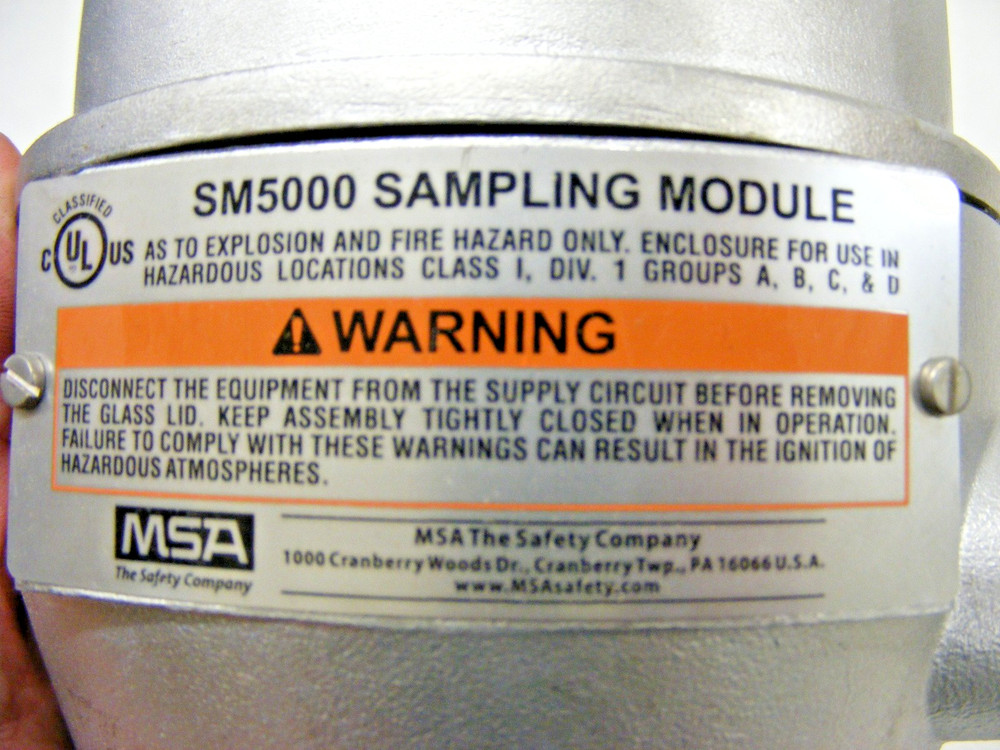 MSA SM5000 Sampling Module UNUSED