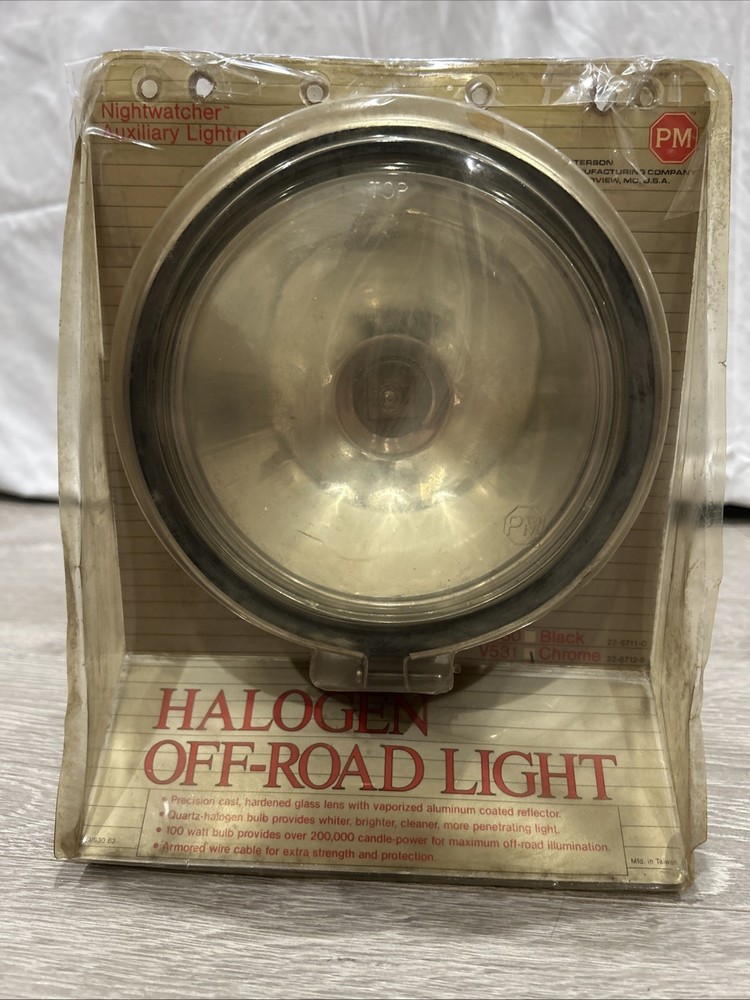 Peterson Lighting V531 Chrome 100 Watt Halogen Auxiliary Light