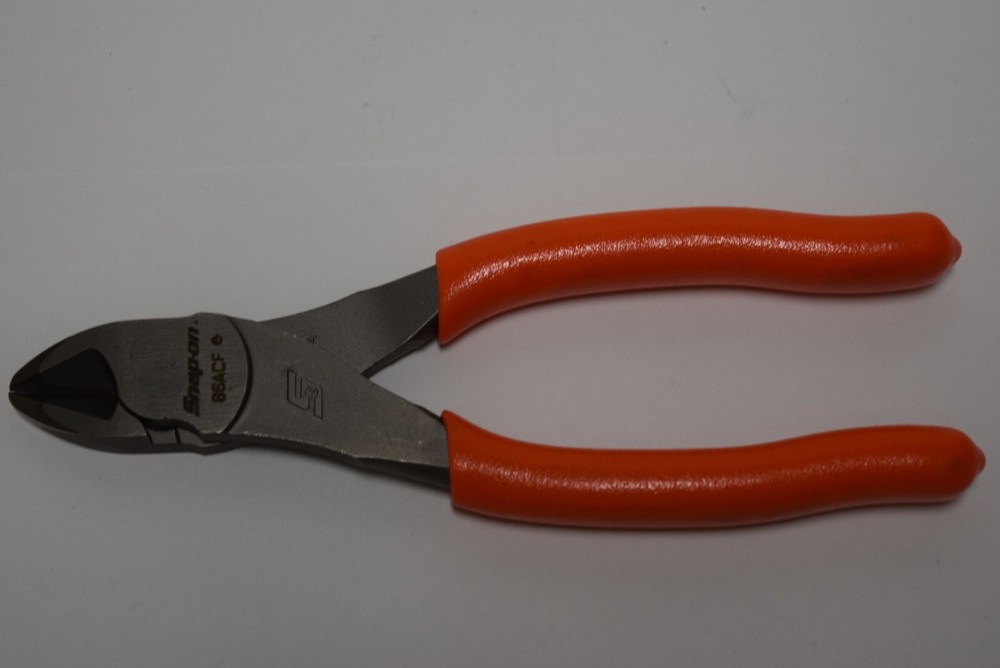 Snap-On 86ACF 6" Vector Edge Diagonal Cutter (Red and Orange)