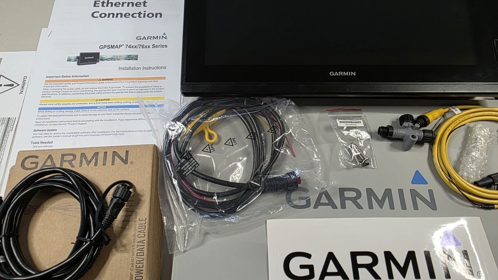 Garmin GPSMAP 7616 16" Marine Chartplotter GPS Fishfinder – Excellent Condition: