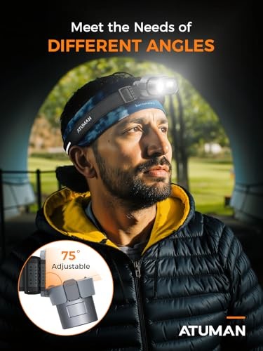 MHHeadlamp Rechargeable, Intelligent Multifunctional Headlight Pack 1 1 Pack