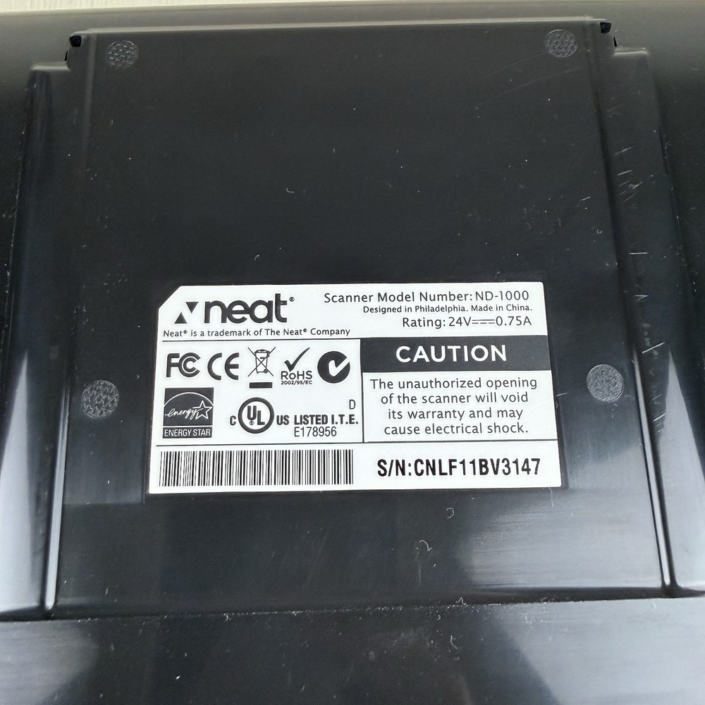 Neat Desk ND-1000 Desktop Document Scanner Digital Filing System