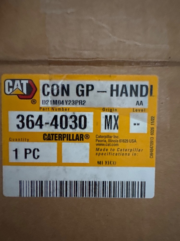 364-4030 CAT JOYSTICK HANDLE CONTROL - BRAND NEW