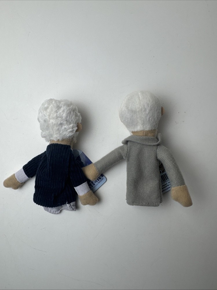 Albert Einstein Sigmund Freud Finger Puppets Unemployed Philosophers Guild NWT