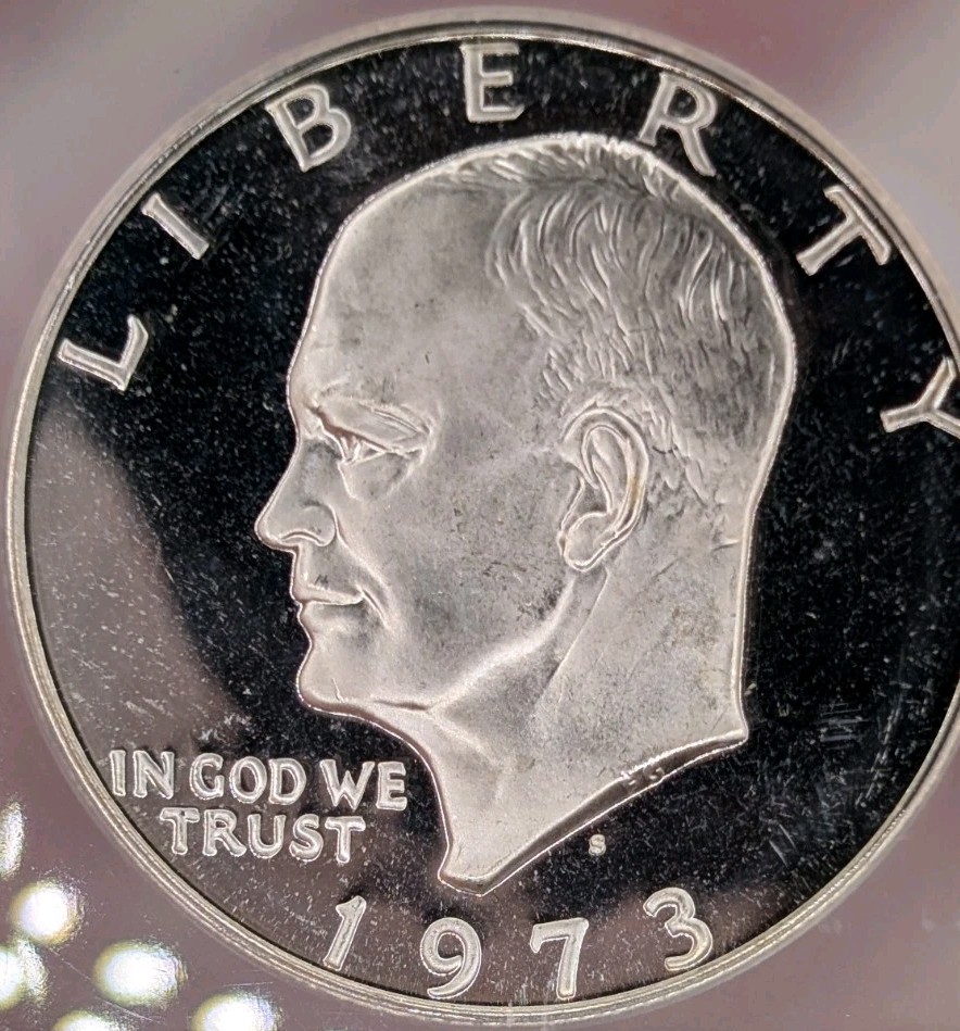 1973-S Eisenhower $1 Silver PR70 DCAM ICG