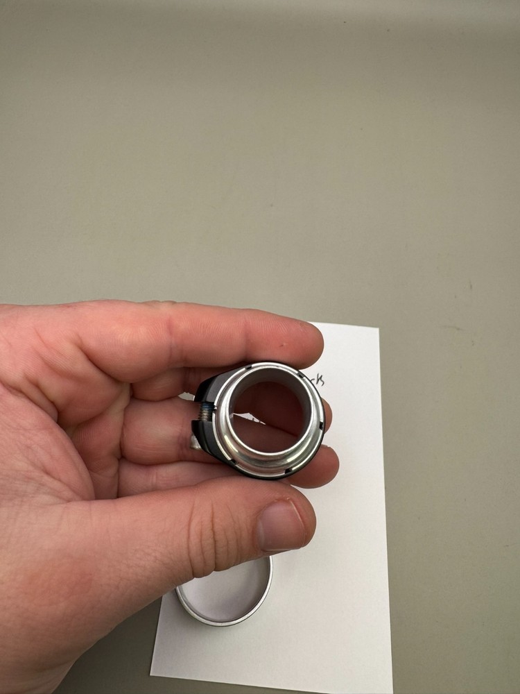 CCM PB Impulse Clamping Feedneck 2 x Collars-Silver