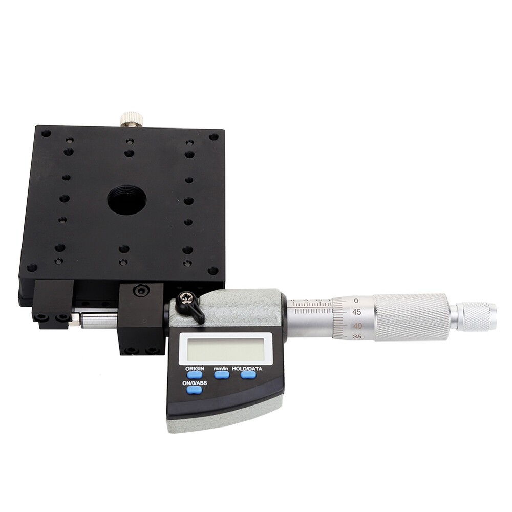 SEMX80-AS Micrometer Platform Digital Displayed 80x80mm 0.001mm Linear Trans New