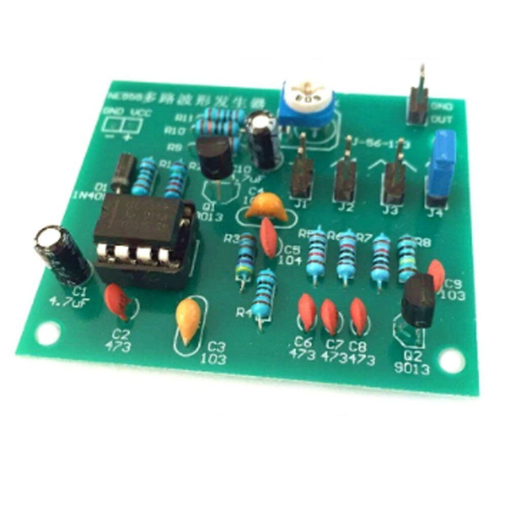 Multi-Channel NE555 Waveform Generator Module Sine Triangle Square Wave DIY Kit