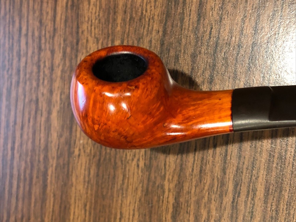TUGBOAT Compact Smooth Briar Wood Pipe 5" Stubby ITALY