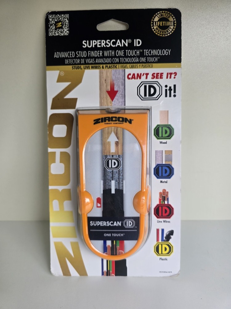 Zircon SuperScan ID Advanced Stud Finder
