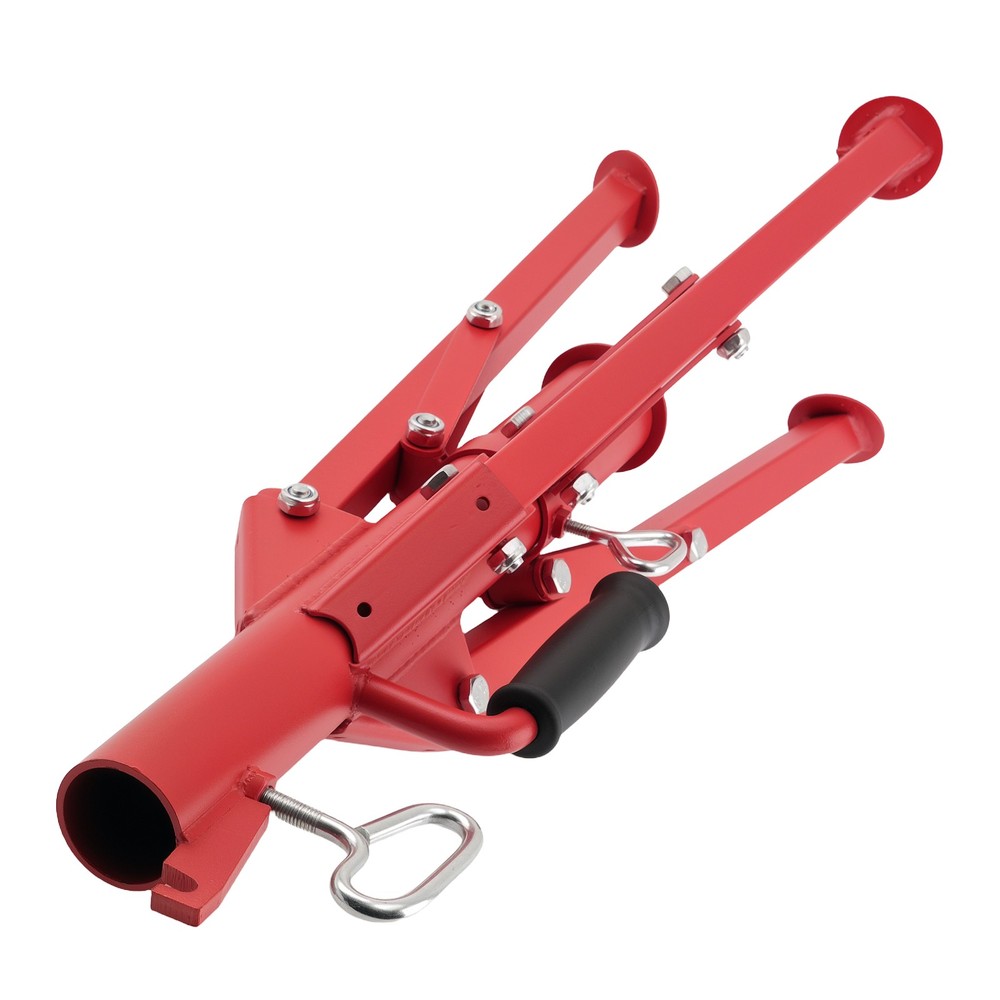 Heavy Duty Adjustable Roller Stand 2500lbs 27.6-52in Triangular Base Steel