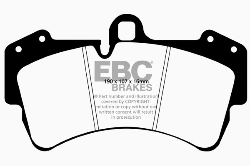 EBC DP31473C Redstuff Front Brake Pads * Fits 03-07 Porsche Cayenne