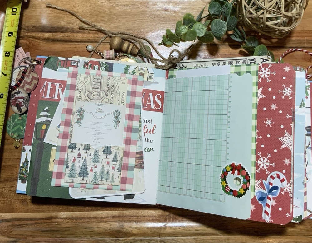 Christmas Handmade Junk Journal