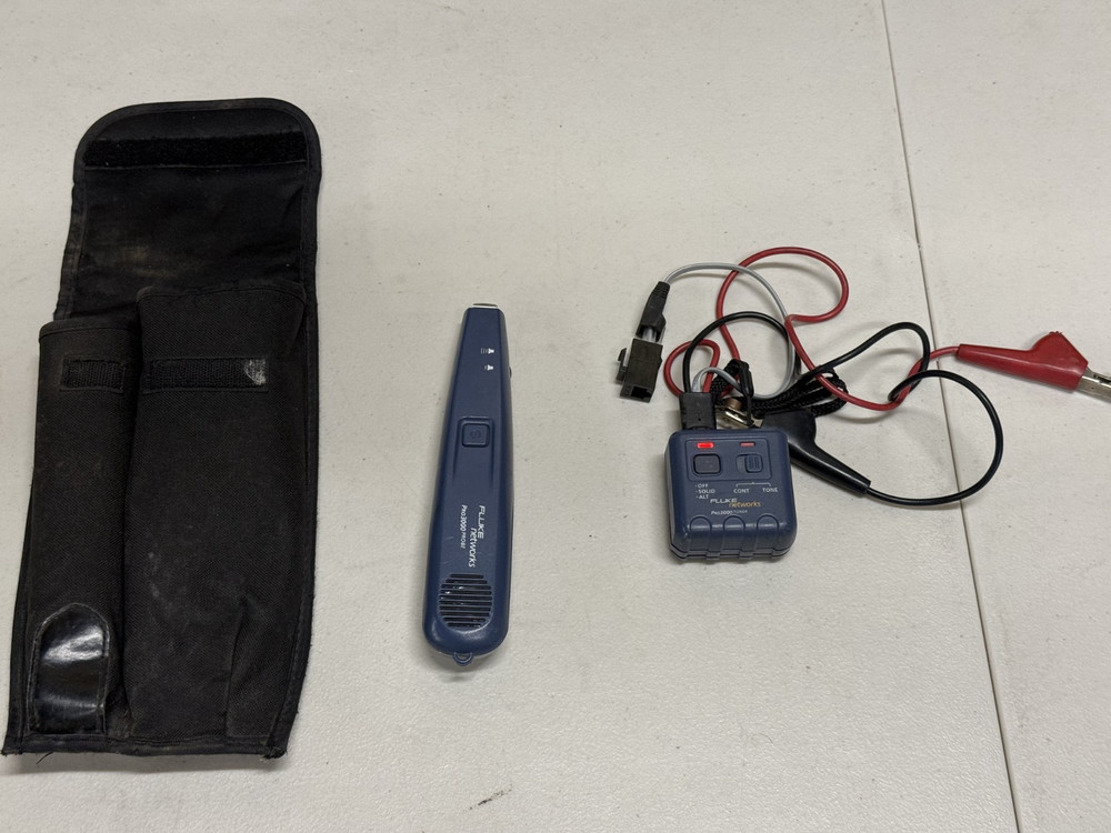 Fluke Networks Pro3000 Tone Generator - Broken Tip - Works Tested