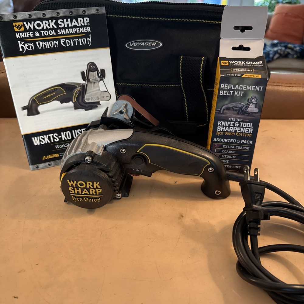 Work Sharp Ken Onion Edition Electric Knife & Tool Sharpener WSKTS-KO & Bag Plus