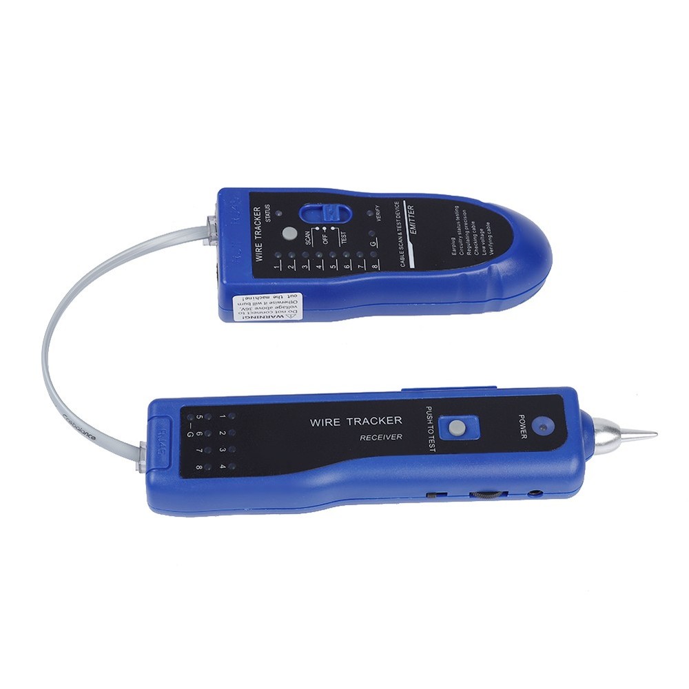Handheld Rapid LAN Network Cable Tester Line Finder Wire Tracker Tool 1 Blue