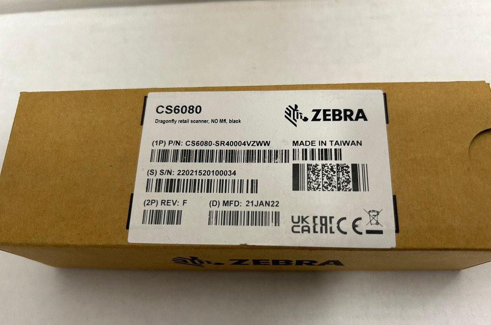 Brand New Zebra CS6080 Bluetooth Wireless Scanner "Dragonfly"