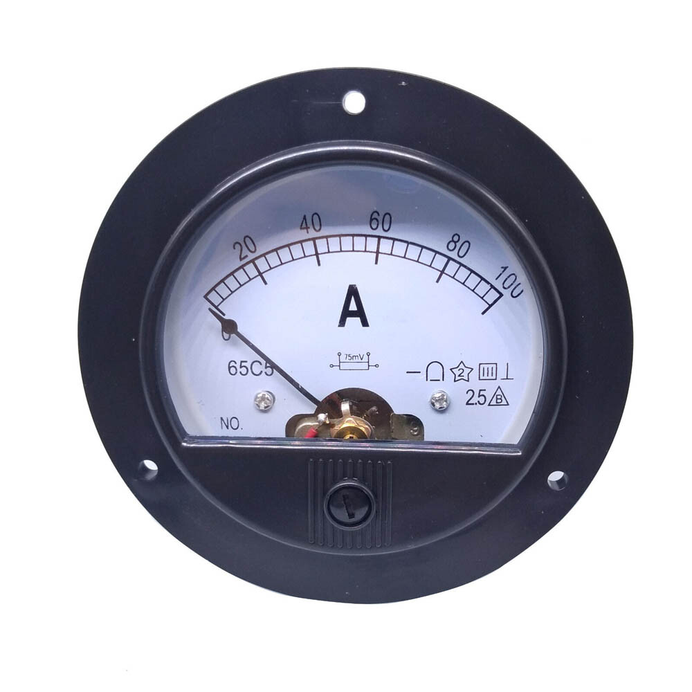 DC 0~100A Analog AMP Current Pointer Needle Panel Meter Ammeter & Shunt USA
