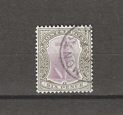MONTSERRAT 1903 SG 19 USED