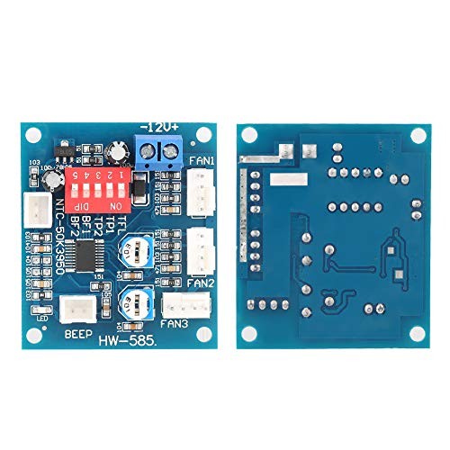 DC 12V Speed Controller Module, PWM Fan Speed Controller Module Four Wire PC