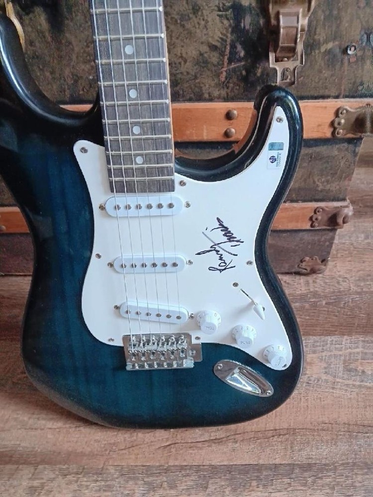 Randy Travis Signed Guitar
