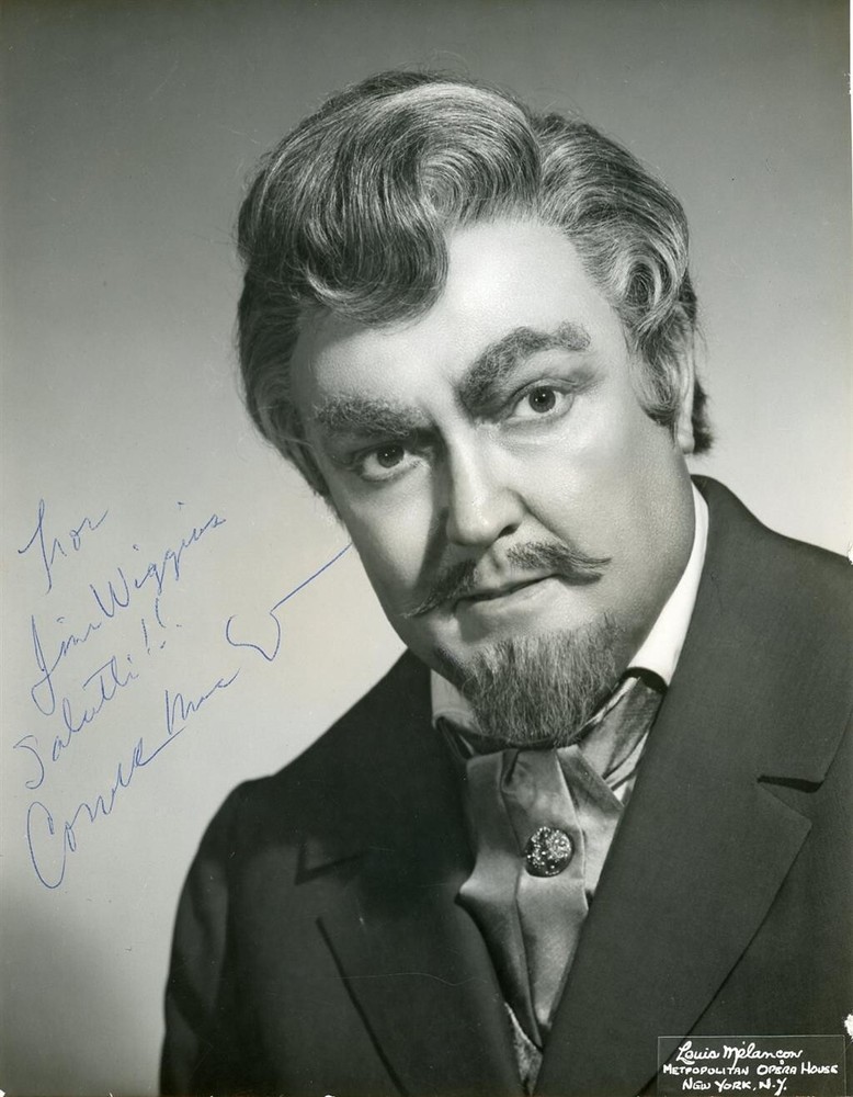 Cornell MacNeil- Signed Photograph (Opera Singer)