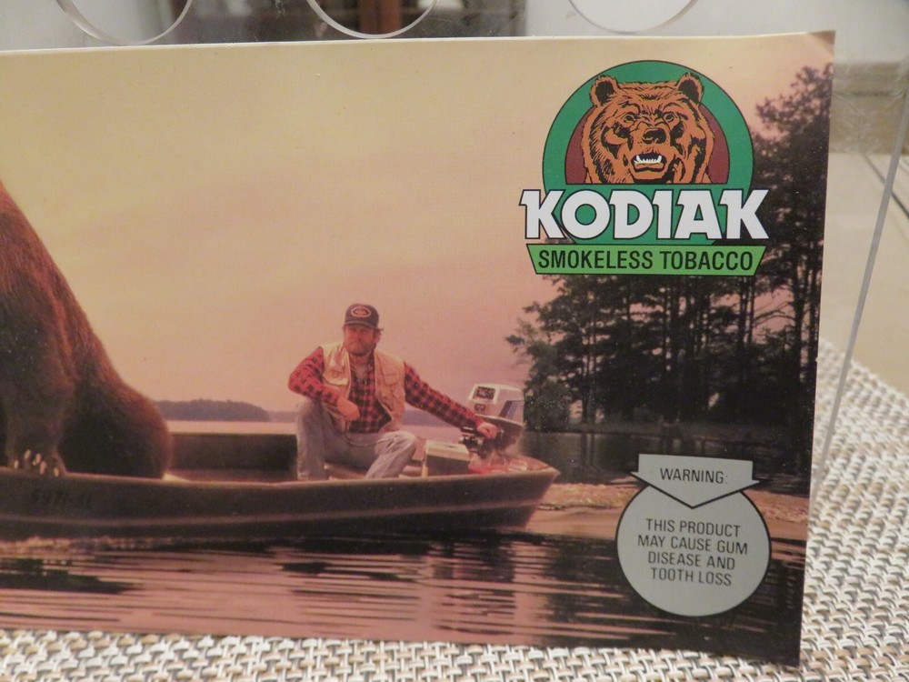KODIAK SMOKELESS TOBACCO STATIC CLING STICKER