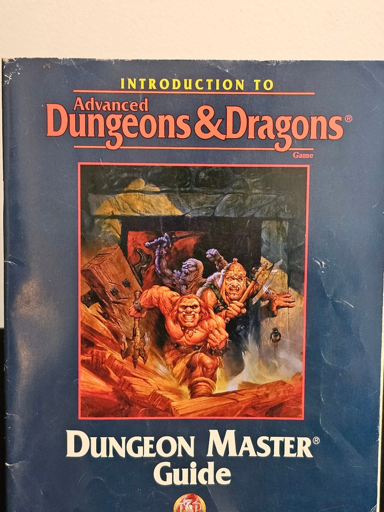 Rare Advanced Dungeons & Dragons Intro Masters Guide 1995