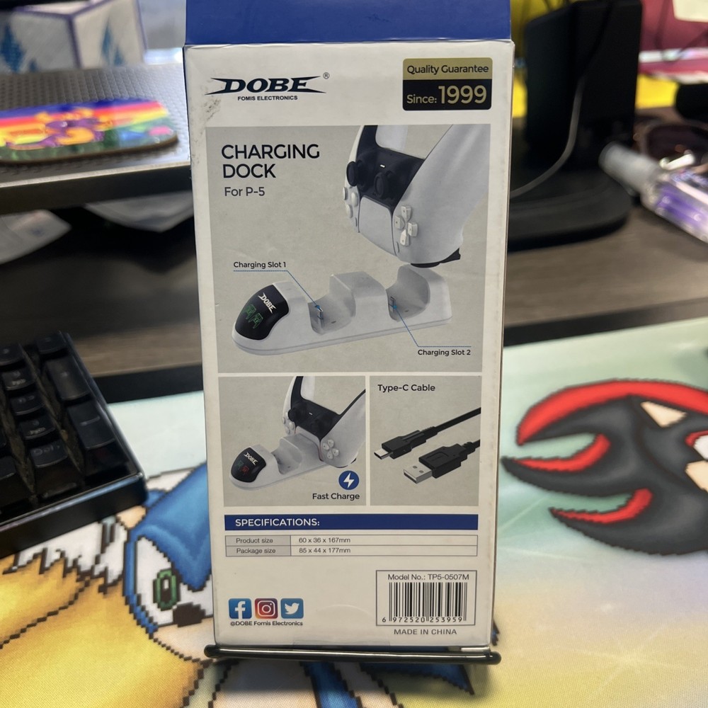 DOBE CHARGING DOCK FOR P-5 PS5 Controller DUAL CHARGER
