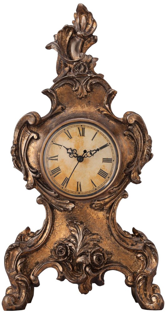 Taryn Vintage Style 16 1/4" High Table Clock