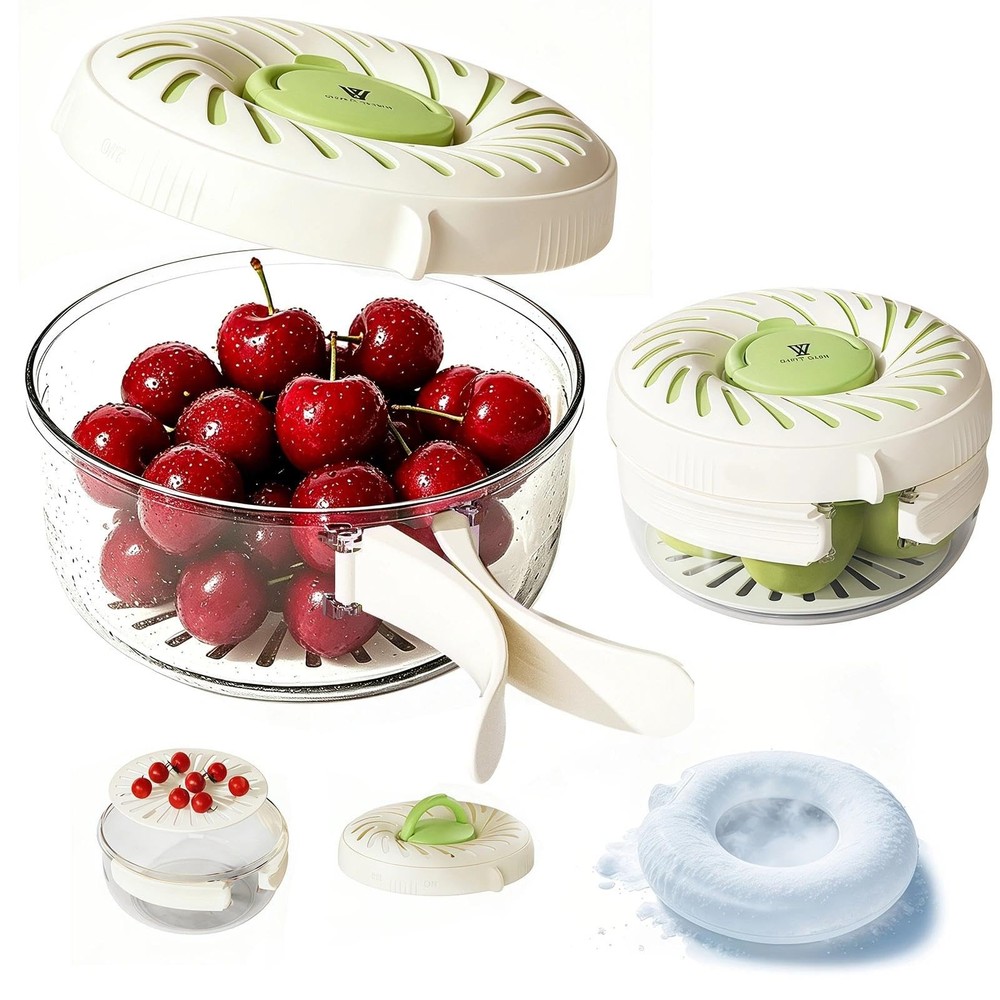 Fruit Storage Containers with Ice Tray - Strainers & Colanders 2-in-1 Fruit a...
