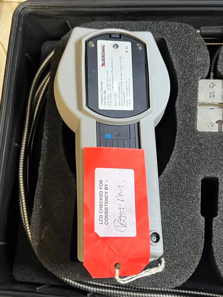 Katronic KATflow 200 Handheld Digital Ultrasonic Flow Meter