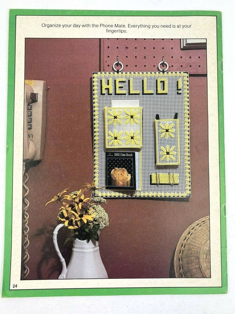 The Kitchen Etc Book Needlework on Plastic Canvas Needlepoint Mrs Putter #7612