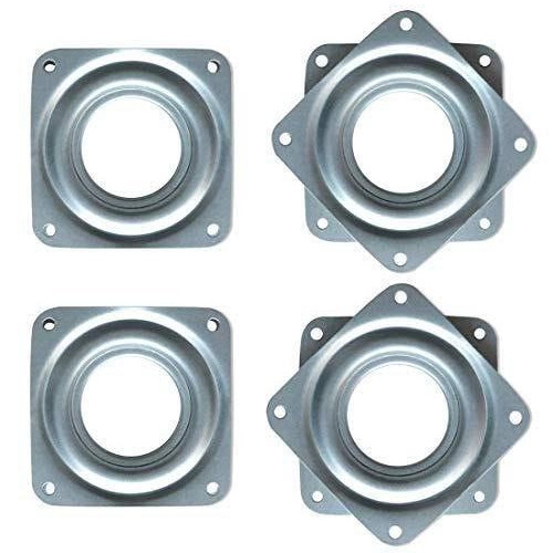 4 Pack 3 Inch Square Lazy Susan Turntable Bearings Heavy Duty Swivel Plate
