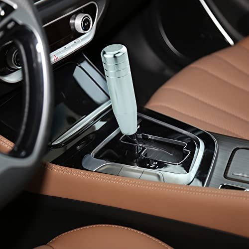 5" Shifter Knob Weighted Gear Shift Handle Long Shift Stick Head for Silver