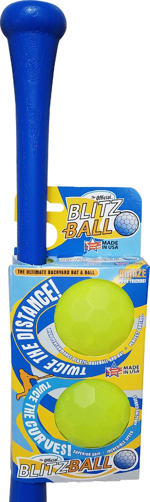 Blitzball Plastic Bat and Two Ball Combo