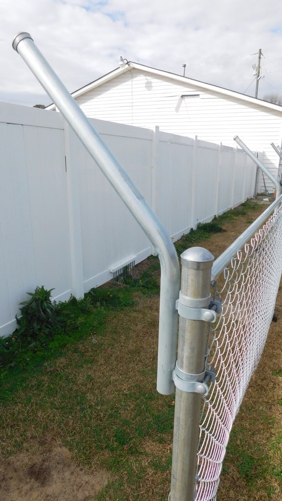 Extend-A-Post-1-5/8" Pipe Extension 2' Long-Clamp onto 4" Post-45Degree-2 Pack