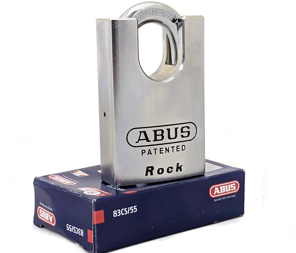 ABUS 83CS/55 Rock Padlock - Without Cylinder - Protected Shackle