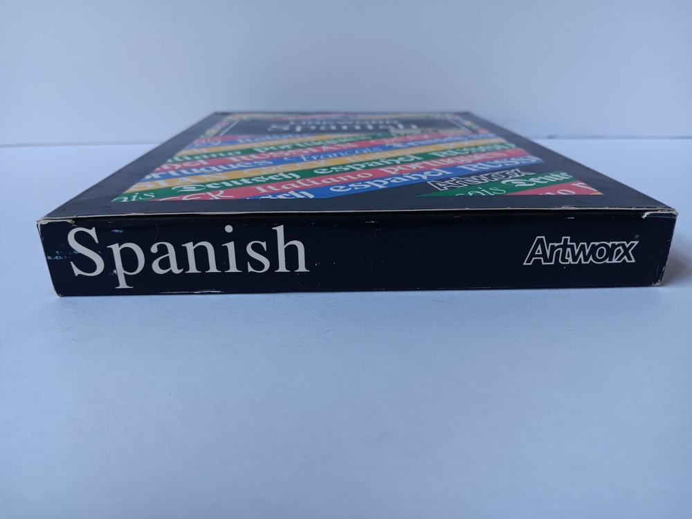 Commodore 64 Linkword Spanish Computer Software Tested/Works Artworx Box Damage