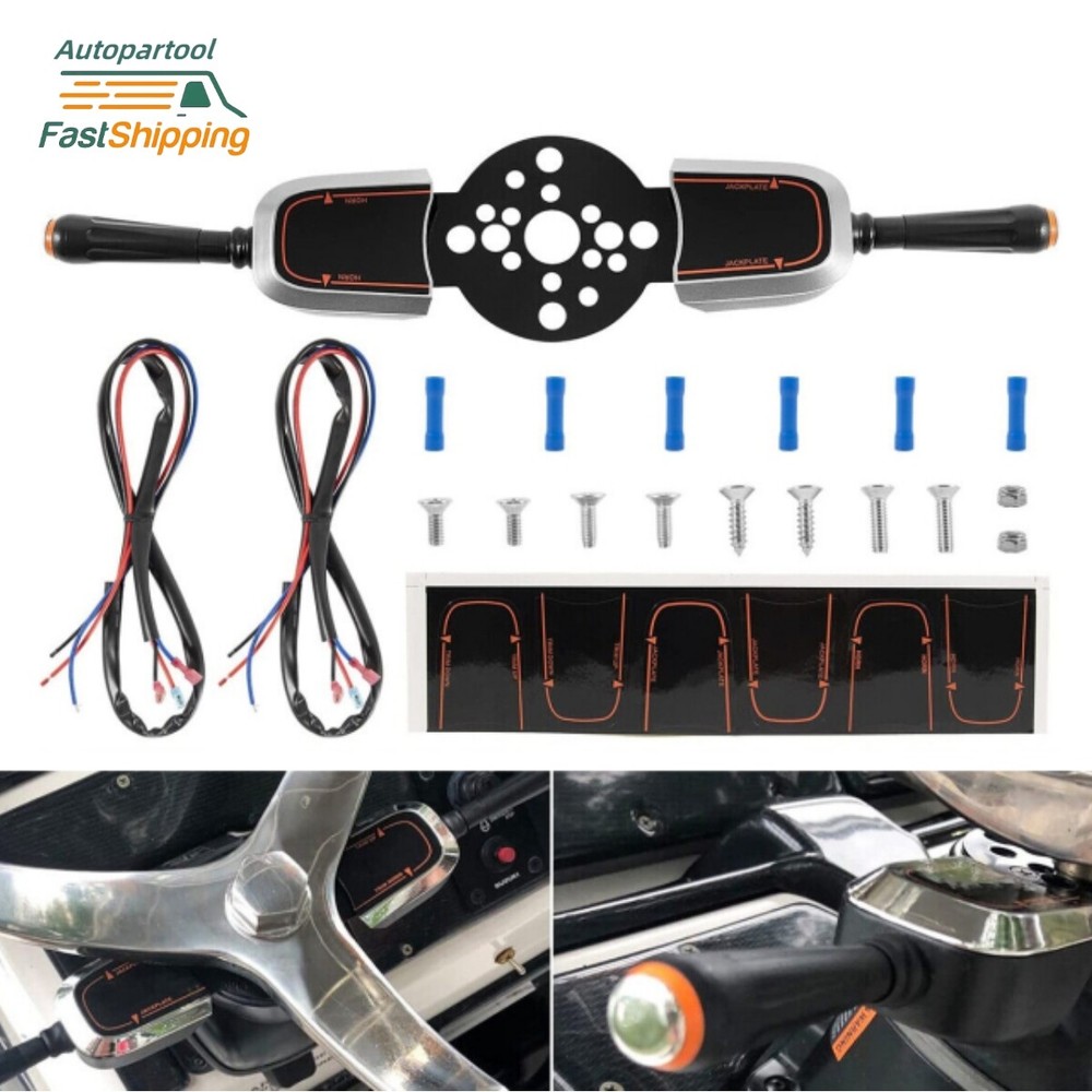 Bezel Control Switch Blinker Trim & Jack Plate for Seastar Hydraulic PT2000-1P